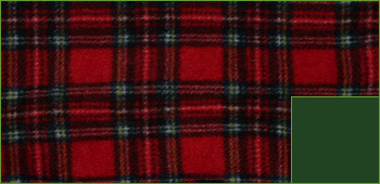 KocoKookie Dog Coat - Red Tartan - Green Lining