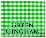 KocoKookie Classic Bandanas - Green Gingham