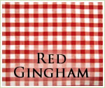 KocoKookie Classic Bandanas - Red Gingham