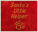 Embroidered Santas Little Helper Red