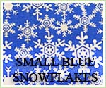 Kocokookie Christmas Bandana - Small Snowflake Blue