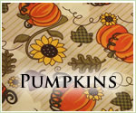 KocoKookie Thanksgiving Bandanas - Orange Pumpkins