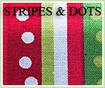 Kocokookie Christmas Bandana - Xmas Dots and Stripes