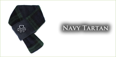 KocoKookie Dog Scarf - Navy Tartan